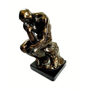 "The Thinker" by Auguste Rodin Sculpture Statue - Alva 1993 - Vintage 6.5" h